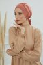 Ellie - Turbante Di Cotone Salmone