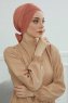 Ellie - Turbante Di Cotone Salmone