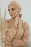 Ellie - Turbante Di Cotone Sand