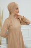 Ellie - Turbante Di Cotone Sand