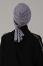 Theresa - Turbante Di Cotone Grigio - Ayse Turban