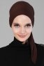 Felicia - Turbante Di Cotone Marrone
