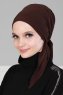 Felicia - Turbante Di Cotone Marrone