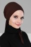 Felicia - Turbante Di Cotone Marrone