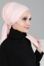 Felicia - Turbante Di Cotone Rosa Antico