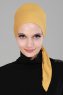Felicia - Turbante Di Cotone Mostarda