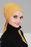 Felicia - Turbante Di Cotone Mostarda