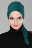 Felicia - Turbante Di Cotone Verde Scuro