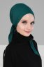 Felicia - Turbante Di Cotone Verde Scuro