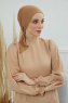 Felicia - Turbante Di Cotone Marrone Chiaro