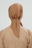 Felicia - Turbante Di Cotone Marrone Chiaro