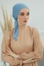 Felicia - Turbante Di Cotone Sky Blue
