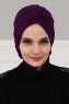 Kerstin - Turbante Di Cotone Viola - Ayse Turban