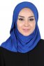 Sigrid - Hijab Cotone Blu - Ayse Turban