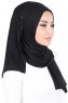 Sigrid - Hijab Cotone Nero - Ayse Turban