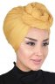 Sigrid - Hijab Cotone Mostarda - Ayse Turban