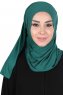 Sigrid - Hijab Cotone Verde Scuro - Ayse Turban