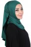 Sigrid - Hijab Cotone Verde Scuro - Ayse Turban
