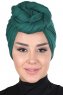 Sigrid - Hijab Cotone Verde Scuro - Ayse Turban