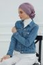 Monica - Turbante Di Cotone Lilac