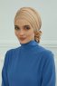 Monica - Turbante Di Cotone Sand