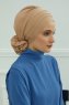 Monica - Turbante Di Cotone Sand