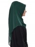 Evelina - Hijab Pratico Verde Scuro - Ayse Turban
