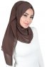 Joline - Hijab Chiffon Premium Marrone