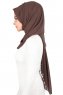 Joline - Hijab Chiffon Premium Marrone