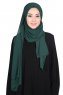 Joline - Hijab Chiffon Premium Verde Scuro