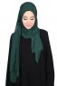 Joline - Hijab Chiffon Premium Verde Scuro