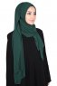 Joline - Hijab Chiffon Premium Verde Scuro