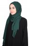 Joline - Hijab Chiffon Premium Verde Scuro
