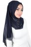 Joline - Hijab Chiffon Premium Blu Navy