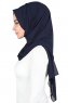Joline - Hijab Chiffon Premium Blu Navy