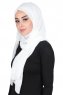 Joline - Hijab Chiffon Premium Bianco Sporco