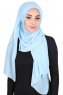 Joline - Hijab Chiffon Premium Azzurro