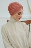 Fiona - Turbante Di Cotone Salmone
