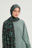 Banou - Hijab Fantasia Blu Petrolio