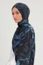 Ezmeray - Hijab Fantasia Blu Navy