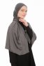 Farah - Hijab Jersey Grigio Scuro
