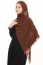 Hijab Chiffon - Marrone
