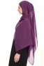 Hijab Chiffon - Viola Scuro