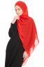 Hijab Chiffon - Rosso