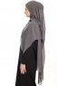 Hijab Chiffon - Grigio Scuro