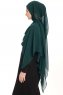 Hijab Chiffon - Verde Scuro