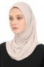Yazmin - Hijab Amira Grigio Chiaro Ready To Wear