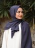 Alida - Hijab Di Cotone Antracite - Mirach
