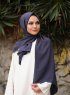 Alida - Hijab Di Cotone Antracite - Mirach