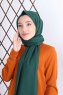 Alida - Hijab Di Cotone Verde Scuro - Mirach